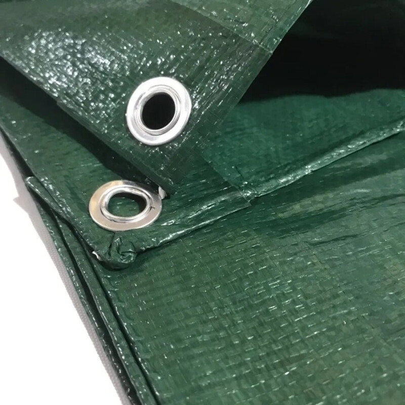 Lona Impermeable 4x5 m con Ojales Verde