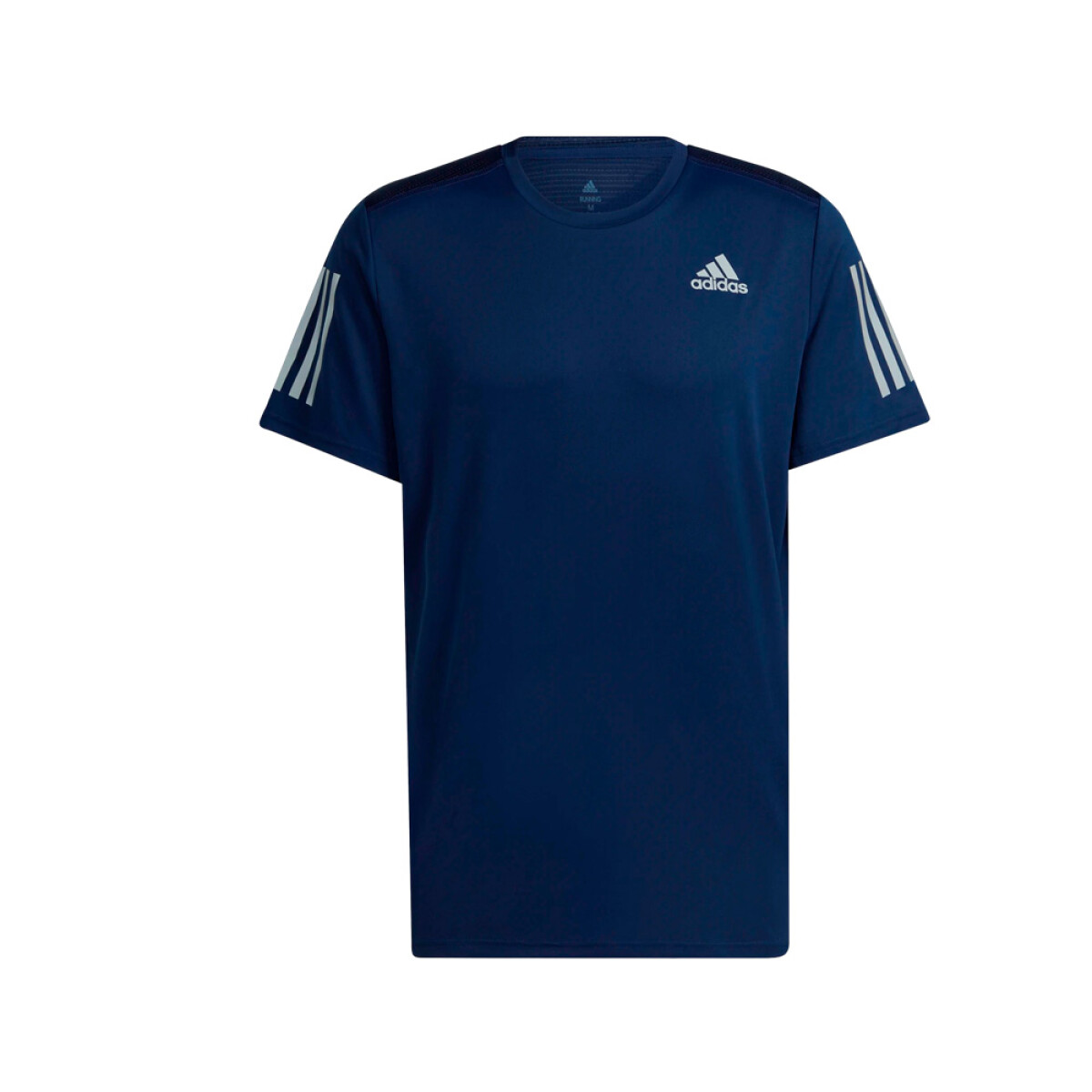 REMERA adidas POLO OWN THE RUN - Dark Blue / Reflective Silver 