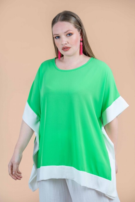 BLUSA MARCELA Verde Manzana