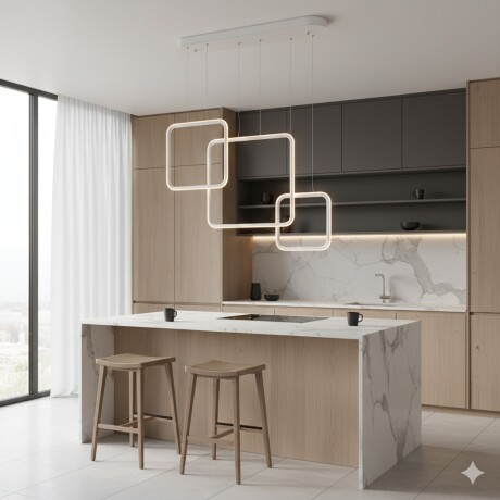 Colgante led lineal tres marcos verticales 58W Dimerizable Colgante led lineal tres marcos verticales 58W Dimerizable