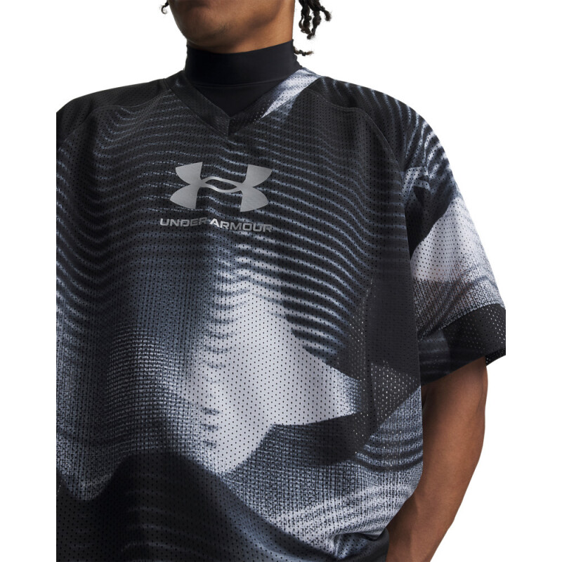 UA Icon Mesh Jersey-YLW BLK