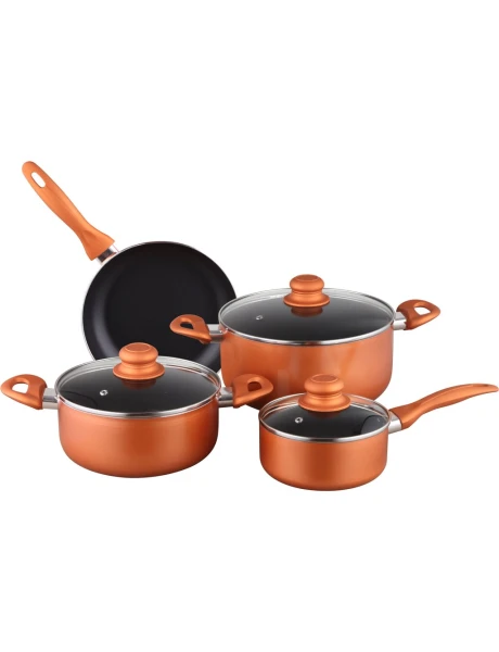 BATERIA DE COCINA 7PZAS SELECTA PLUS COPPER BATERIA DE COCINA 7PZAS SELECTA PLUS COPPER