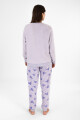 Pijama fluffy bisou Lila