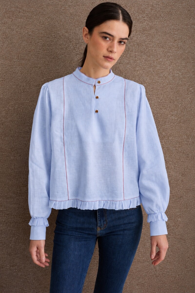 BLUSA WIND - Celeste 