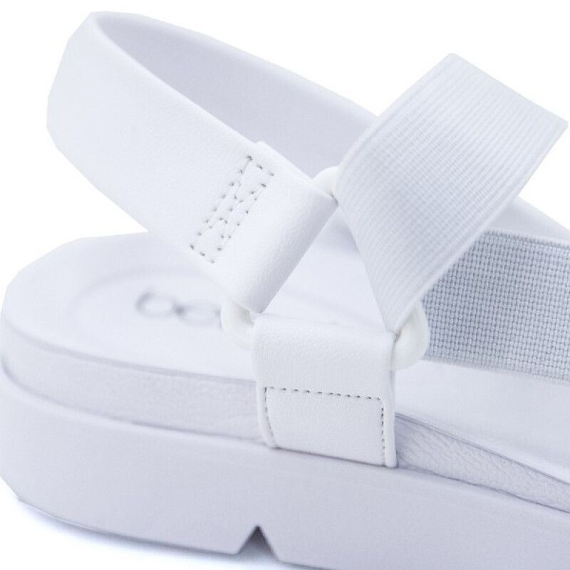 Sandalias - Beira Rio - Beira Rio Sandalia Casual Baja de Mujer - 8387.505-16773 Blanco-blanco