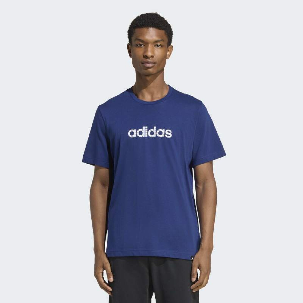 Remera Adidas Big Linear Essentials - Azul 