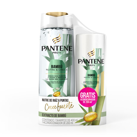 Pack Pnt Bambú Sh 400ml + Acondicionador 200ml Pack Pnt Bambú Sh 400ml + Acondicionador 200ml