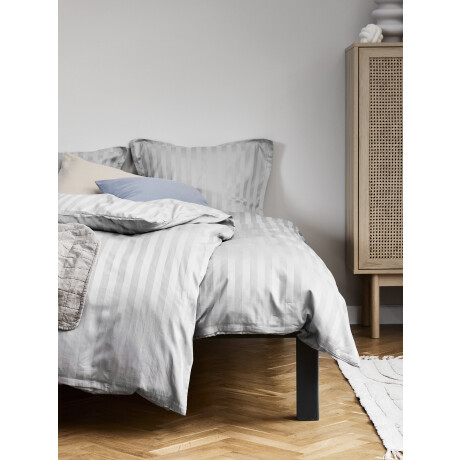 Juego Funda Nordica Saten Nell 155X220 Gris Claro