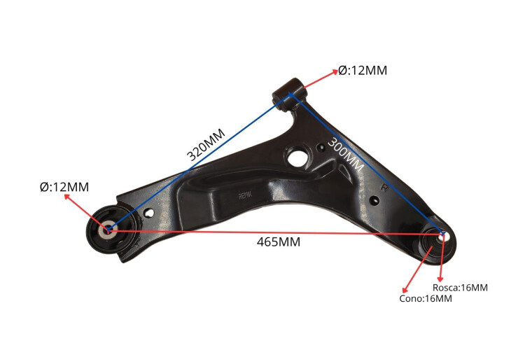 Parilla De Suspension Delantera Hyundai I10 07-13 Der Parilla De Suspension Delantera Hyundai I10 07-13 Der