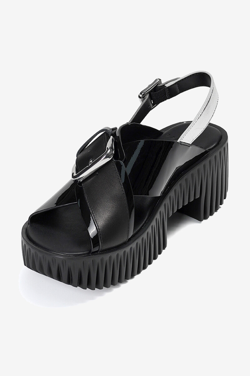 SANDALIA PLIA JUNO Negro