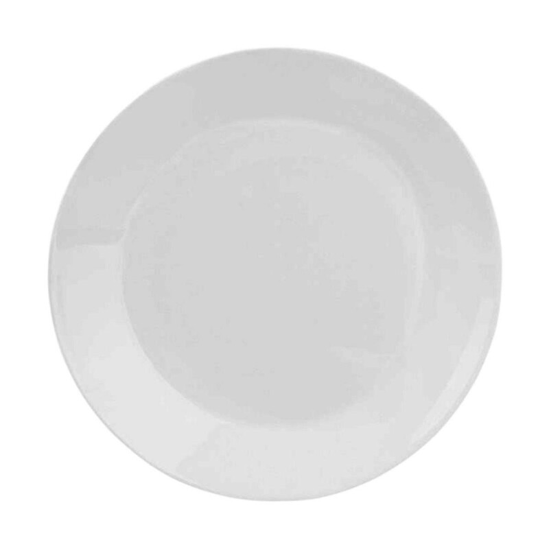 Plato llano 25cm Opalina BLANCO