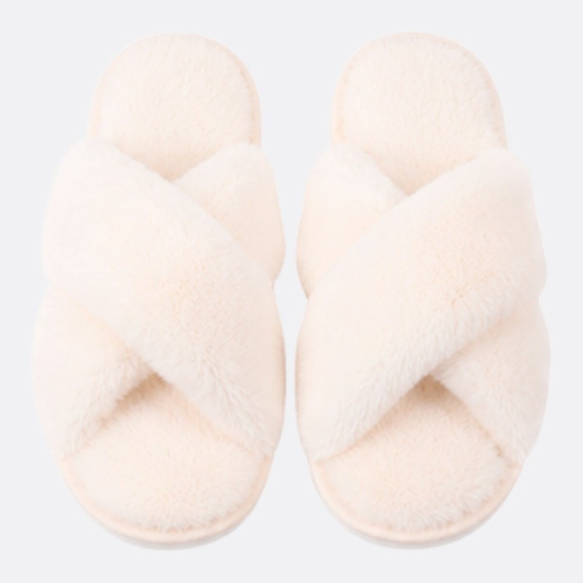 Pantufla Cruzada Varios Colores - Blanco 
