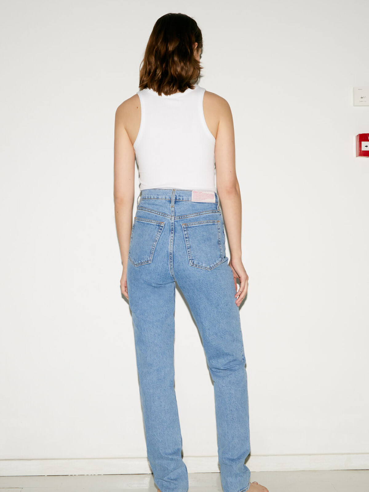 Pantalón azul vaquero roto classic - Black Island Talla L