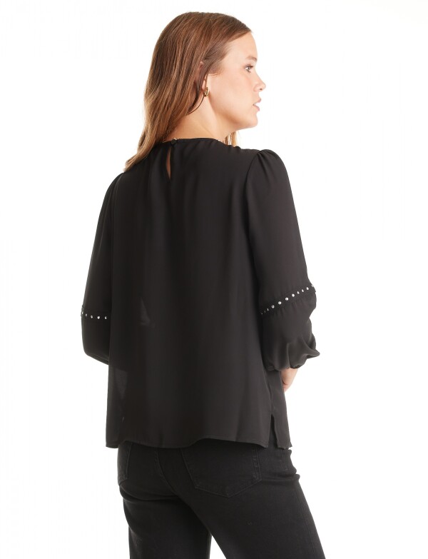 Blusa Tachas NEGRO