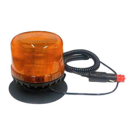 SEÑALIZACION - BALIZA LED MAGENTICA AMBAR 12/24V - SEÑALIZACION - BALIZA LED MAGENTICA AMBAR 12/24V -