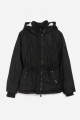 Campera con cierres NEGRO