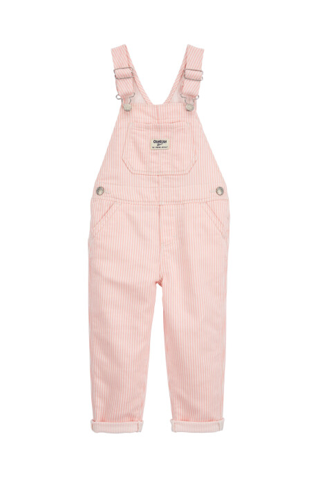 Enterito jean diseño rosado a rayas. Talles 2-5T Enterito jean diseño rosado a rayas. Talles 2-5T