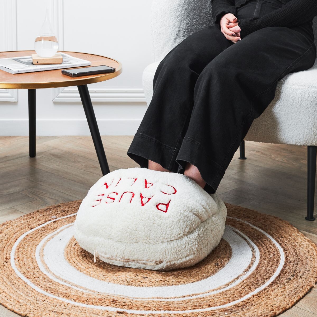 Pantuflas térmicas para calentar los pies 