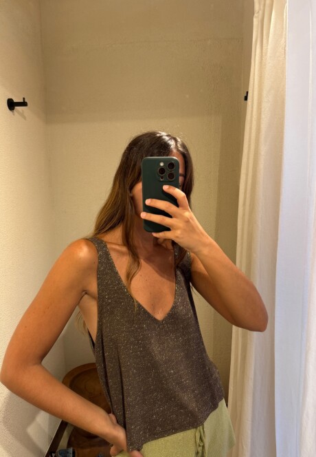 Blusa Siena SS26 Espresso