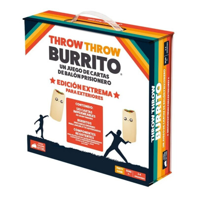 Juego De Mesa Exploding Kittens Throw Throw Burrito Edición Extrema +7 Juego De Mesa Exploding Kittens Throw Throw Burrito Edición Extrema +7