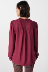 Camisa Soft Bordeaux