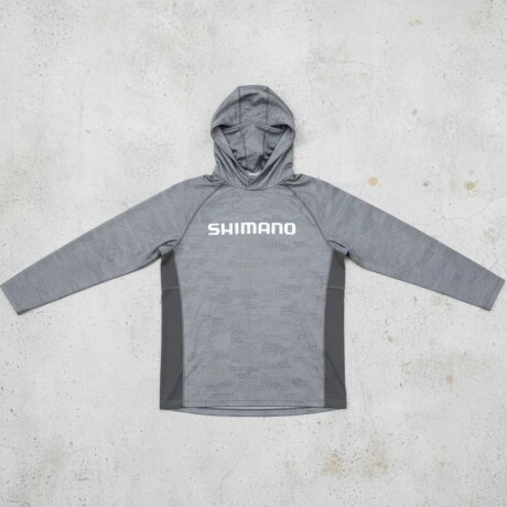 REMERA SHIMANO GRIS M/LARGA Y CAPUCHA SHMHOODGGREY REMERA SHIMANO GRIS M/LARGA Y CAPUCHA SHMHOODGGREY