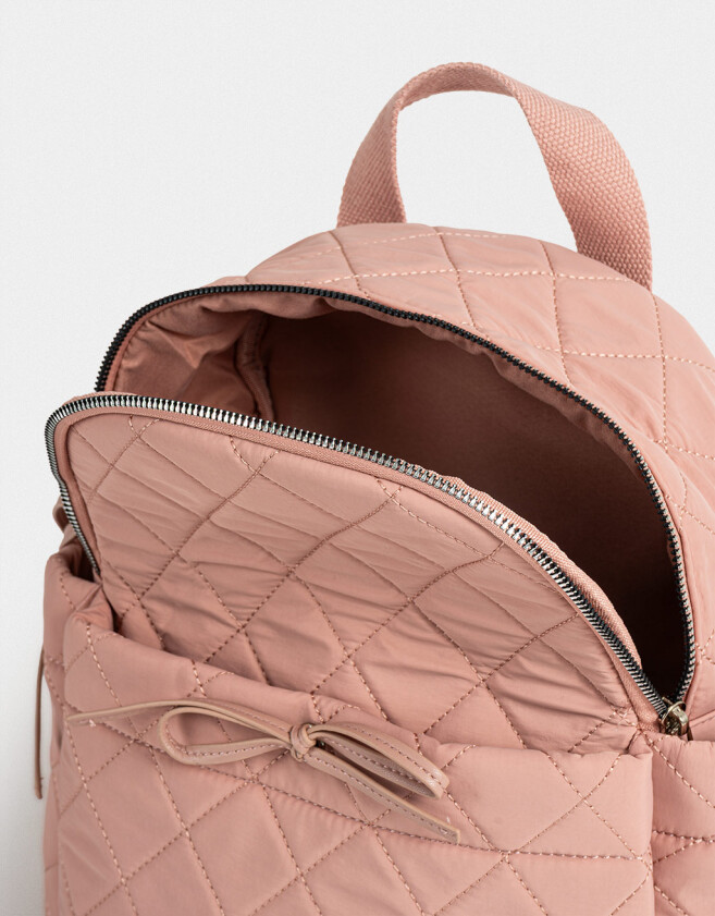 Mochilas Urbanas Mochila Deportiva Puffy Rosa - Rosa Claro