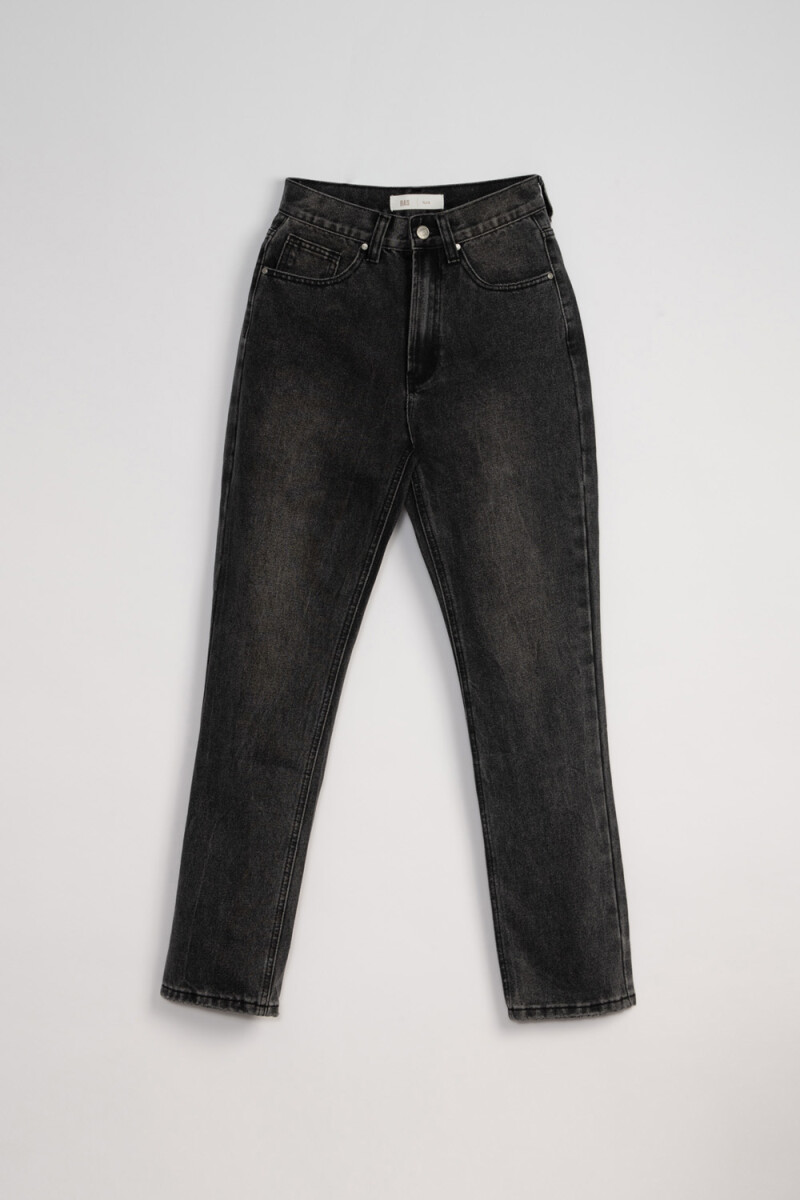 Pantalón Jean Recto Clásico Negro