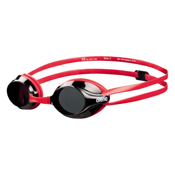 Lentes De Natación Adulto Unisex Arena Drive 3 Goggles Rojo