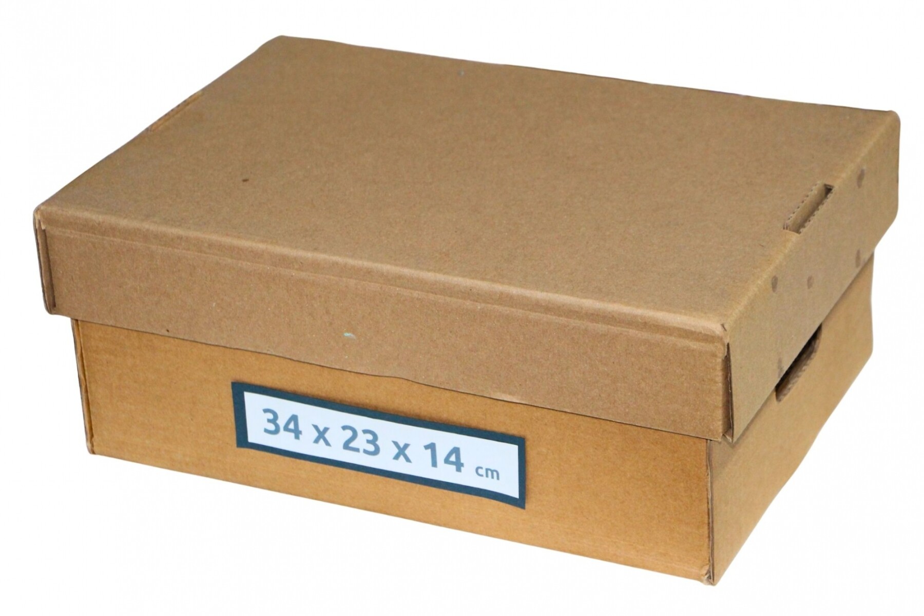 CAJA DE CARTON MARRON MEDIDAS 34 X 23 X 14 CMS 