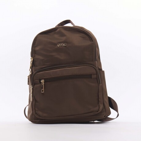 Mochila microfibra Marron