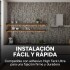 Pack x20 Placa PVC Símil Mármol 2,44x1,22m 3mm Resistente Mármol Gris