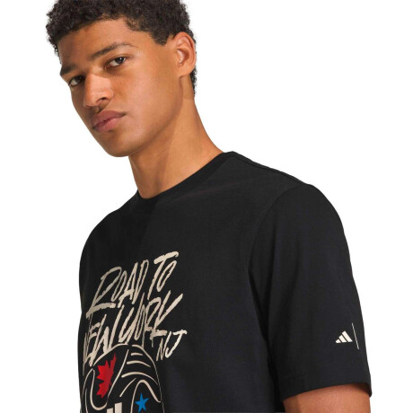 Remera Graphic Road To Ny Nj Copa Mundial De La Fifa 26 de Hombre Negro