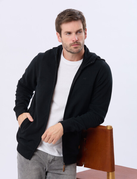 CANGURO CON CAPUCHA Negro