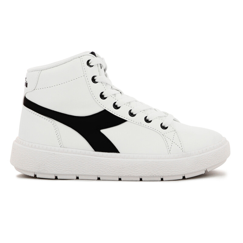 Bota de Mujer Diadora Rocket Blanco-Negro