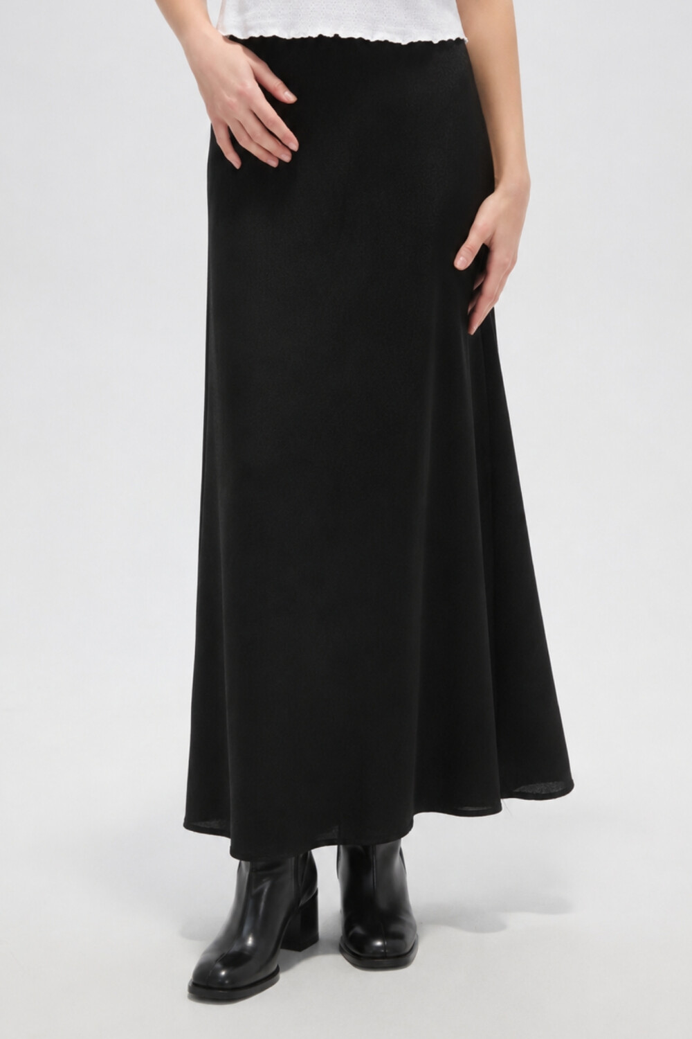 Falda Rasa Negro