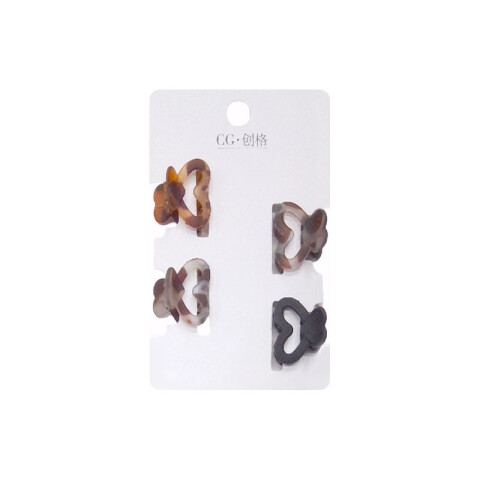 Broche pinza para el cabello 4 pcs Broche Pinza Para El Cabello 4 Pcs