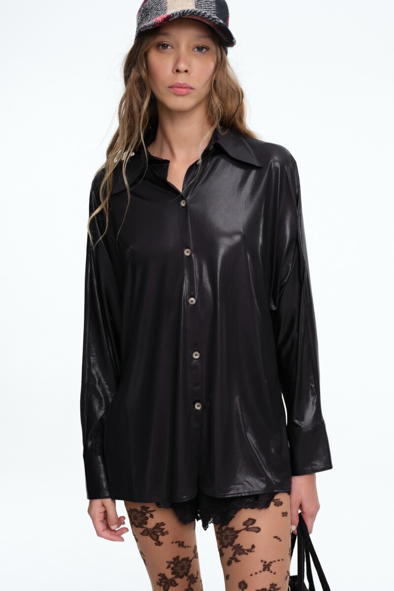 CAMISA BRILLO Negro