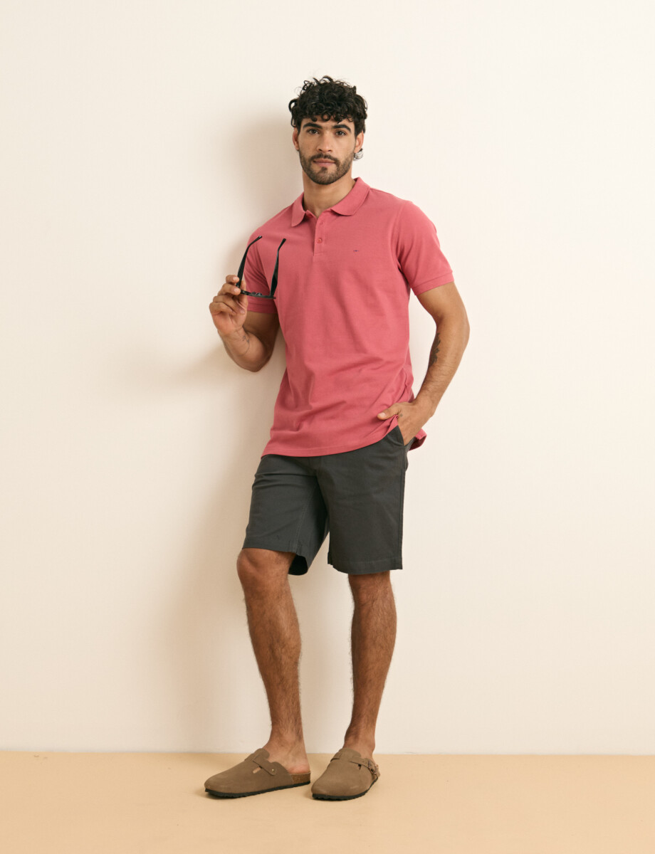 520752 REMERA HARRINGTON LABEL Coral