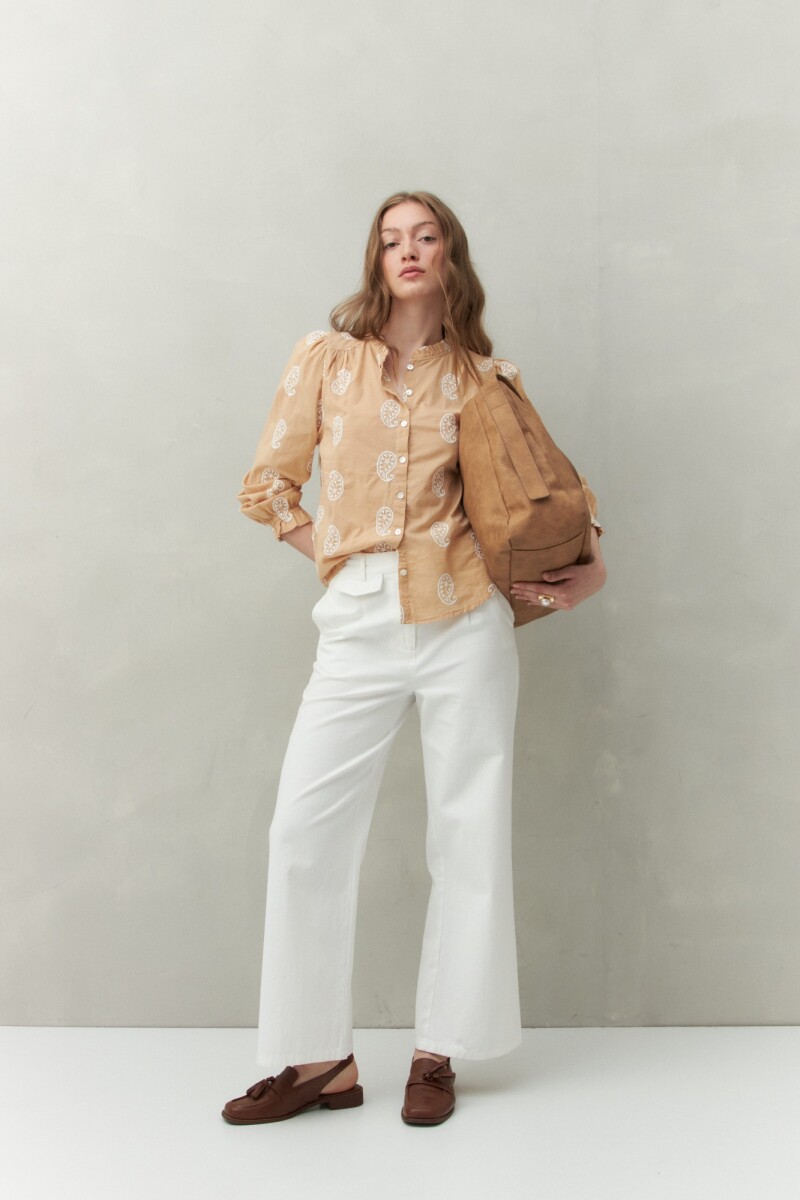 CAMISA ARABESCO Caramelo