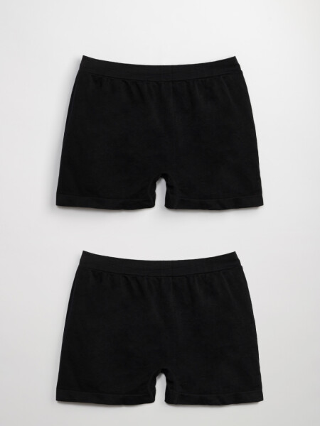 Boxer microfibra liso Negro