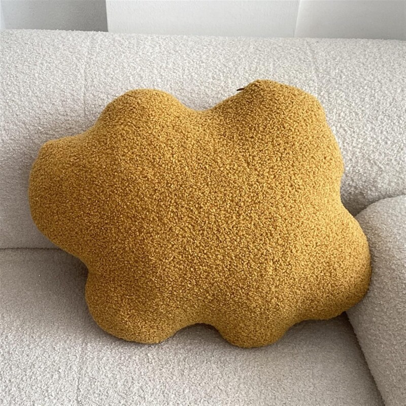 Almohadón nube amarillo