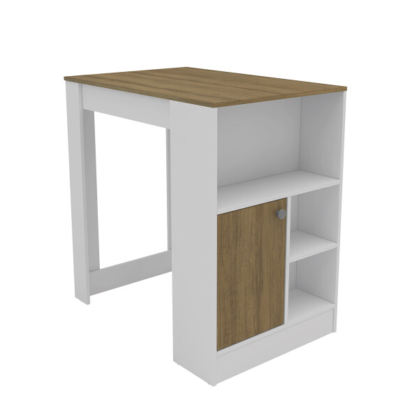 ISLA DE COCINA MILAN COLOR BLANCO/MIEL Isla De Cocina Milan Color Blanco/miel