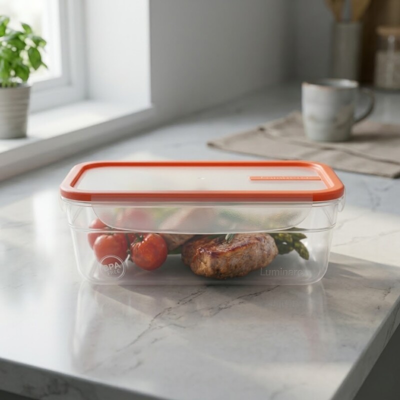 Pote con traba 1,24 Lts ROSADO