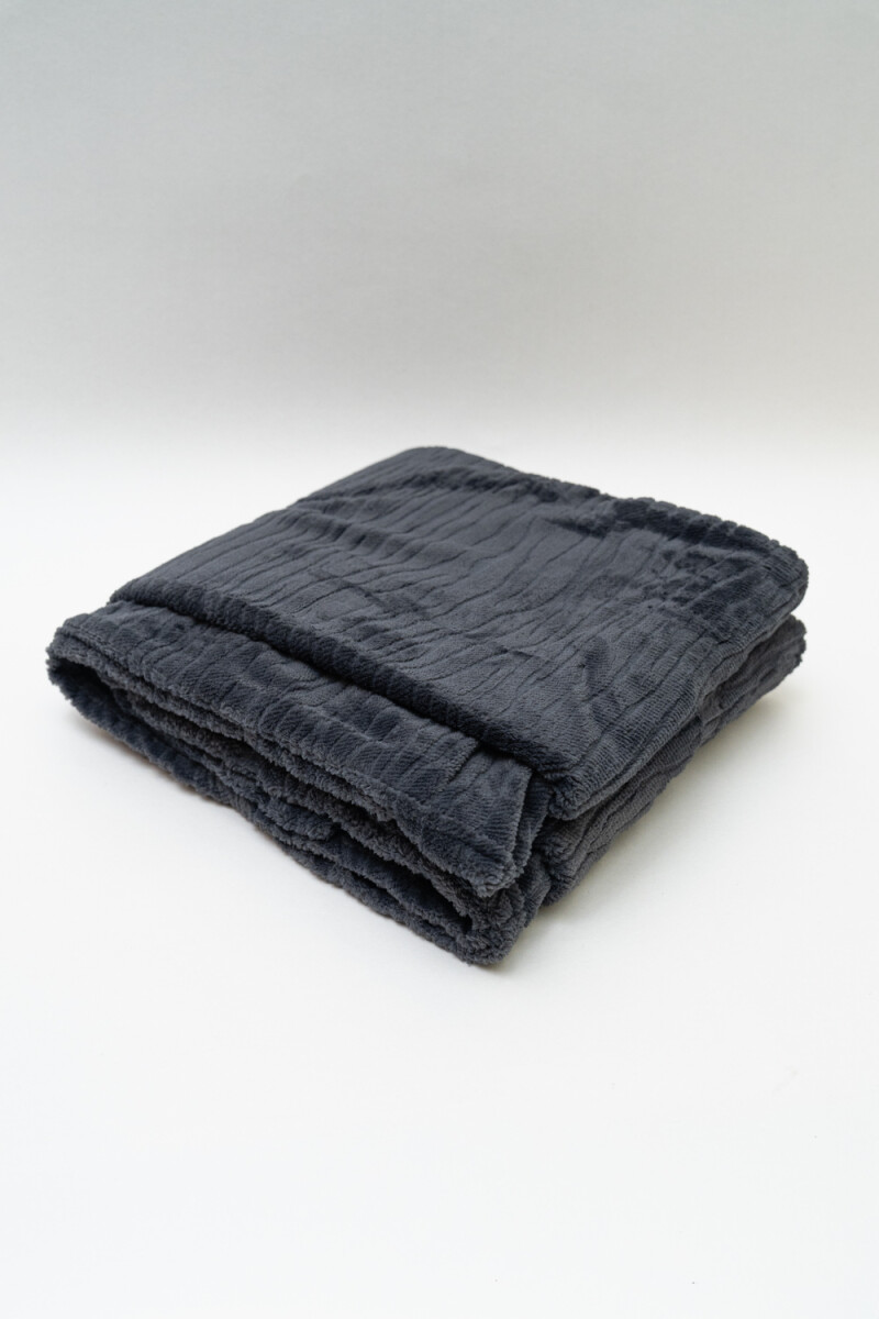 Manta Sami 1 1/2 Plaza - 220g - Gris Oscuro 