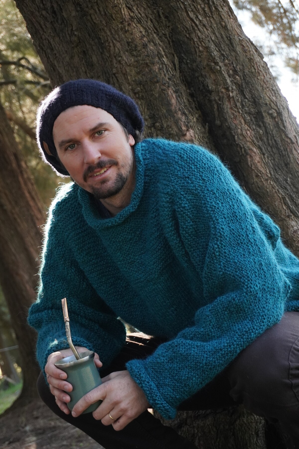 Buzo English Point Men Turquesa