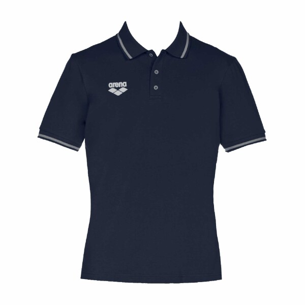 Remera Deportiva Unisex Arena Teamline Short Sleeve Polo Azul Marino