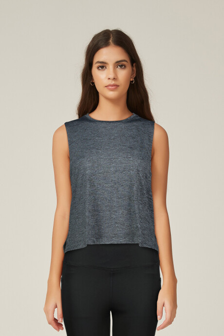 Musculosa Izela Gris Melange Medio