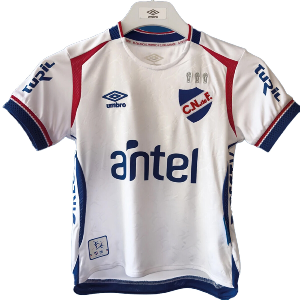 Camiseta Umbro Nacional Home Oficial 2025 Kids - Blanco 