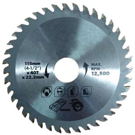 TOLSEN HOJA SIERRA CIRCULAR 115mmx40dts B22.2 Tolsen Hoja Sierra Circular 115mmx40dts B22.2